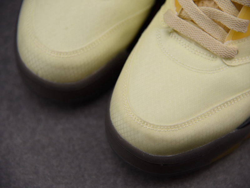 OFF-WHITE x Air Jordan 5 Sail(DH8565-100)